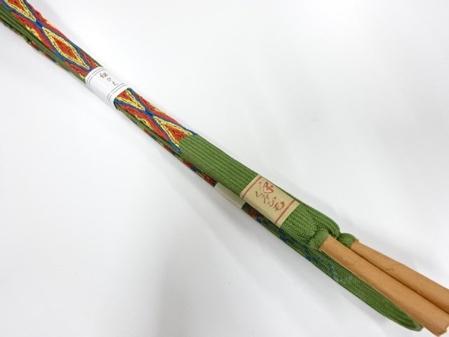 大特価品　上質　未使用品　正絹　手組帯締め